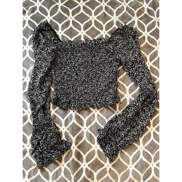 Floral Cropped Shirt - Picture 1 of 2